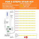 Luz LED escalera con sensor PIR | 1-28 pasos | Kit COB | 24V