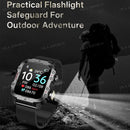 Reloj militar GPS con linterna | Pantalla AMOLED resistente IP68