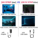 Tira LED RGB 24V | Control app + música | 5M a 40M