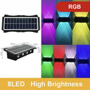 Lámpara Solar Pared Exterior | LED Hacia Arriba/Abajo
