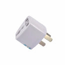 Enchufe de alimentación australiano Universal de 3 pines, adaptador de tierra de CA para Reino Unido/EE. UU./UE a AU NZ, convertidor de viaje para electrodomésticos de teléfono móvil