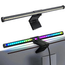 Barra de luz LED para Monitor, luces colgantes para pantalla de ordenador, lámpara de mesa de atmósfera RGB para trabajo, estudio, lectura de juegos, iluminación de atenuación, 44cm
