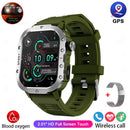 Reloj militar GPS con linterna | Pantalla AMOLED resistente IP68
