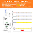 Luz LED escalera con sensor PIR | 1-28 pasos | Kit COB | 24V