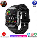 Reloj militar GPS con linterna | Pantalla AMOLED resistente IP68