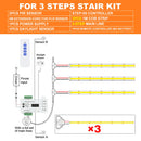Luz LED escalera con sensor PIR | 1-28 pasos | Kit COB | 24V