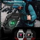 Reloj militar GPS con linterna | Pantalla AMOLED resistente IP68