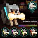 Lámpara RGB Lobo Cute MC | Licencia Oficial