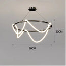Lámpara de techo Led con manguera nórdica regulable para cocina, comedor, sala de estar, mesa central, lámpara colgante, accesorio de iluminación para decoración del hogar