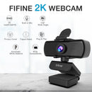 FIFINE K420 Webcam 1440p Full HD | Micrófono + Trípode