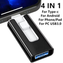 Pendrive 4 en 1 OTG para iPhone y Android | USB 3.0