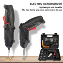 Kit 47 piezas destornillador eléctrico 3.6V | Batería litio