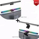Barra de luz LED para Monitor, luces colgantes para pantalla de ordenador, lámpara de mesa de atmósfera RGB para trabajo, estudio, lectura de juegos, iluminación de atenuación, 44cm