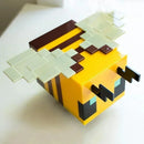 Luz nocturna abeja LED | Minecraft estilo | Lámpara escritorio regalo infantil