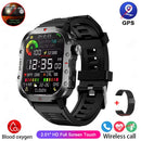 Reloj militar GPS con linterna | Pantalla AMOLED resistente IP68