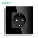 Enchufe pared UE con USB-C 20W | Vidrio 110-250V | 16A