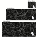 Alfombrilla XXL Líquida Strata | Blanca y Negra | Antideslizante | ARG