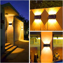 Lámpara Solar Pared Exterior | LED Hacia Arriba/Abajo