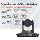 Cámara PTZ 4K Zoom 20x IA | Seguimiento Automático para Streaming