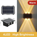 Lámpara Solar Pared Exterior | LED Hacia Arriba/Abajo