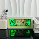 Lámpara LED 3D de Anime | Caja de Luz Tallada en Papel