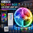 Tira LED RGB 24V | Control app + música | 5M a 40M