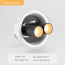 Foco empotrable Aisilan 3.9″ | Doble cabezal ajustable