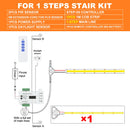 Luz LED escalera con sensor PIR | 1-28 pasos | Kit COB | 24V