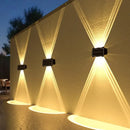 Lámpara Solar Pared Exterior | LED Hacia Arriba/Abajo