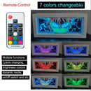 Lámpara LED 3D de Anime | Caja de Luz Tallada en Papel