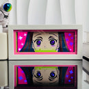 Lámpara LED 3D de Anime | Caja de Luz Tallada en Papel