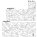 Alfombrilla XXL Líquida Strata | Blanca y Negra | Antideslizante | ARG