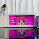 Lámpara LED 3D de Anime | Caja de Luz Tallada en Papel