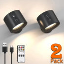 Lámpara LED Pared Doble Cabezal | Giratoria 360°