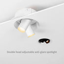 Foco empotrable Aisilan 3.9″ | Doble cabezal ajustable