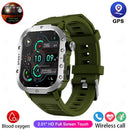 Reloj militar GPS con linterna | Pantalla AMOLED resistente IP68