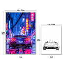 Luz Nocturna GTR Anime Racing | LED 30cm | Decoración para Fanáticos