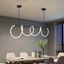 Lámpara de techo Led con manguera nórdica regulable para cocina, comedor, sala de estar, mesa central, lámpara colgante, accesorio de iluminación para decoración del hogar