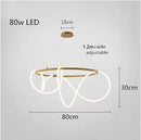 Lámpara de techo Led con manguera nórdica regulable para cocina, comedor, sala de estar, mesa central, lámpara colgante, accesorio de iluminación para decoración del hogar