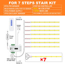 Luz LED escalera con sensor PIR | 1-28 pasos | Kit COB | 24V