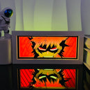 Lámpara LED 3D de Anime | Caja de Luz Tallada en Papel