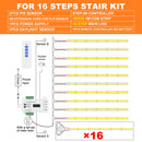 Luz LED escalera con sensor PIR | 1-28 pasos | Kit COB | 24V