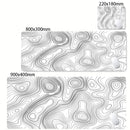 Alfombrilla XXL Líquida Strata | Blanca y Negra | Antideslizante | ARG
