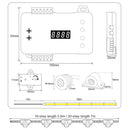 Luz LED escalera con sensor PIR | 1-28 pasos | Kit COB | 24V