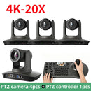 Cámara PTZ 4K Zoom 20x IA | Seguimiento Automático para Streaming