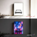Luz Nocturna GTR Anime Racing | LED 30cm | Decoración para Fanáticos