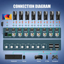 Switch KVM 8 Puertos USB 4K30Hz | 8 en 1 para Teclado y Mouse