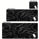 Alfombrilla XXL Líquida Strata | Blanca y Negra | Antideslizante | ARG